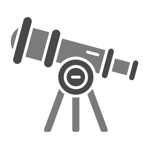 Telescope Generic color fill icon