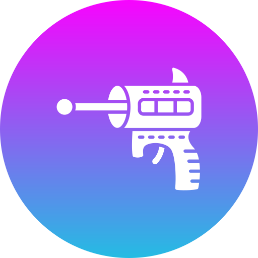 pistola espacial icono gratis