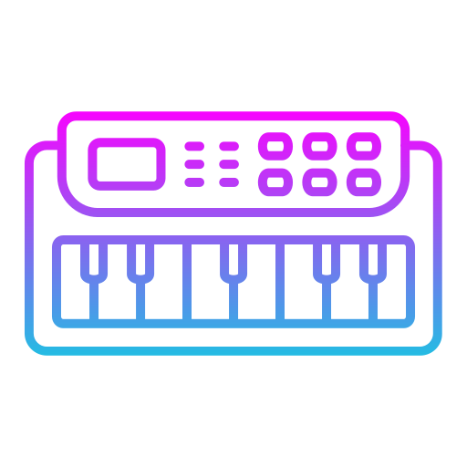 Piano Generic gradient outline icon