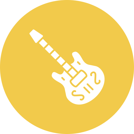 guitarra electrica icono gratis