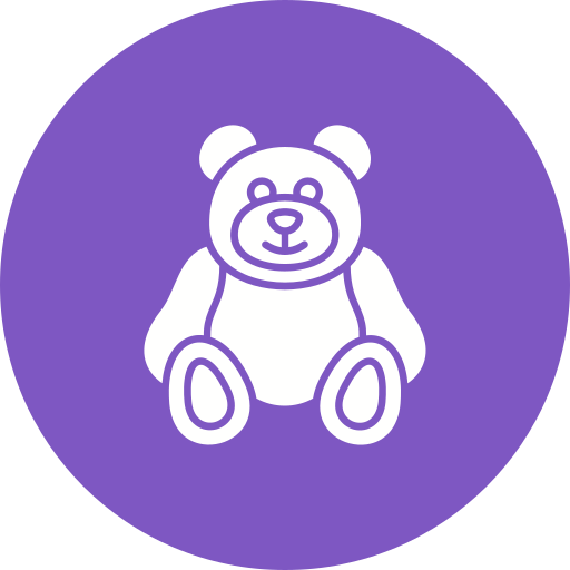 oso de peluche icono gratis