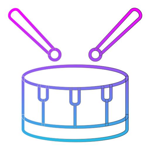 Drum free icon Drum free icon