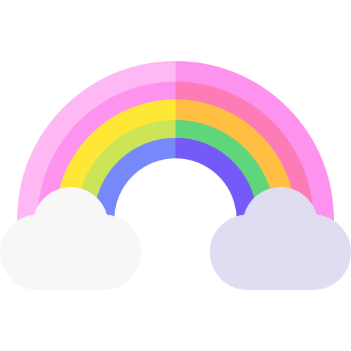 arco iris icono gratis