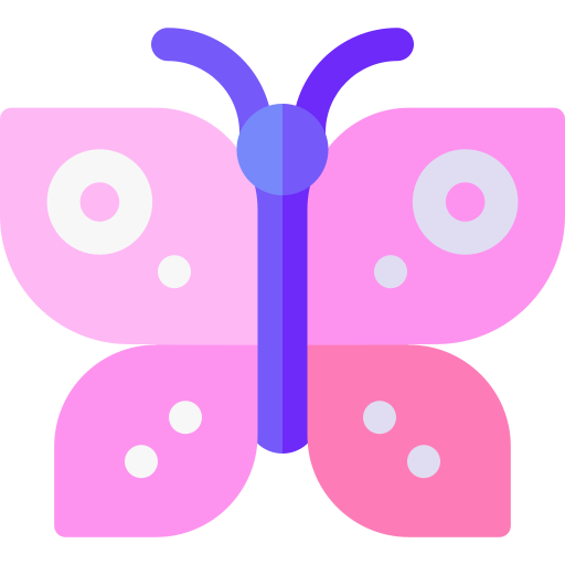 Butterfly Basic Rounded Flat icon