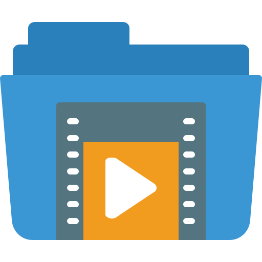 Metraje de cine icono gratis