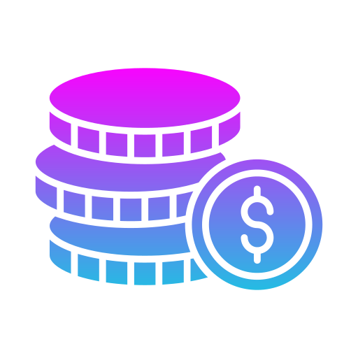 Coins Generic gradient fill icon