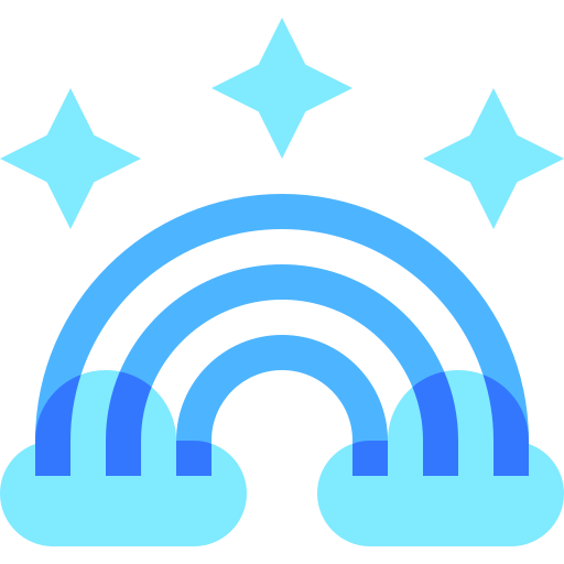 arco iris icono gratis