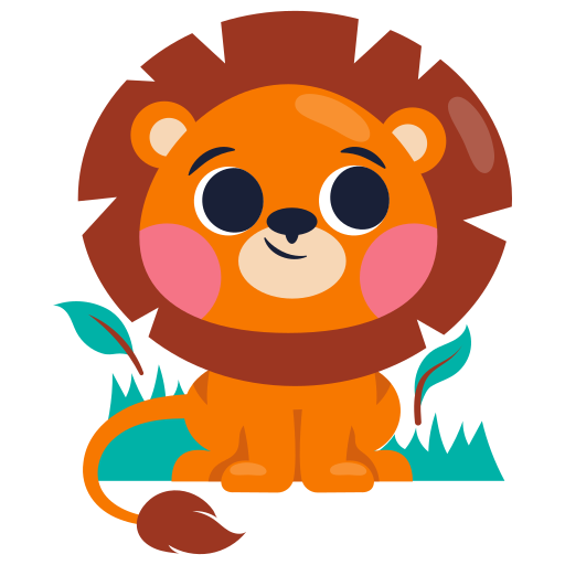 lion gratuit sticker