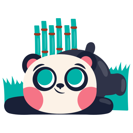panda bär kostenlos Sticker
