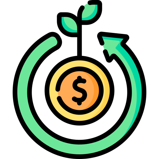 Green economy Special Lineal color icon