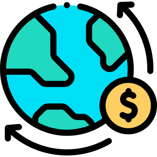 en todo el mundo icono gratis