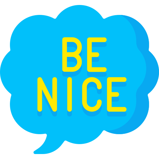 Be nice - Free education icons