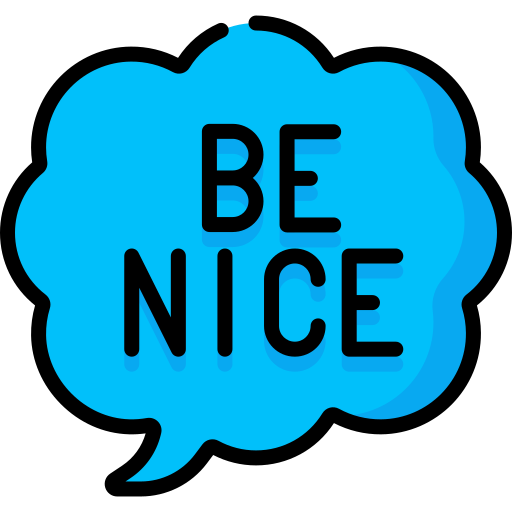 Be nice - free icon