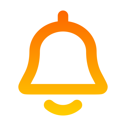 Bell Generic Gradient icon