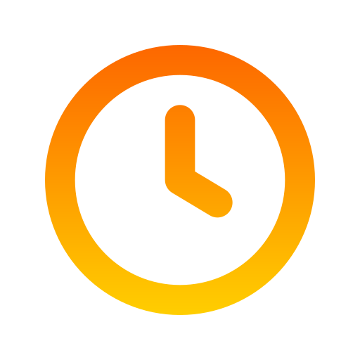 Clock Generic Gradient icon