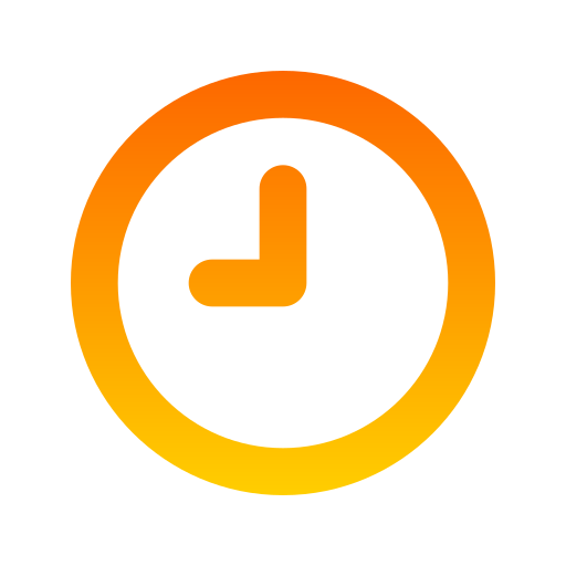 Clock Generic Gradient icon