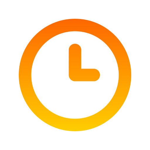 Clock Generic Gradient icon