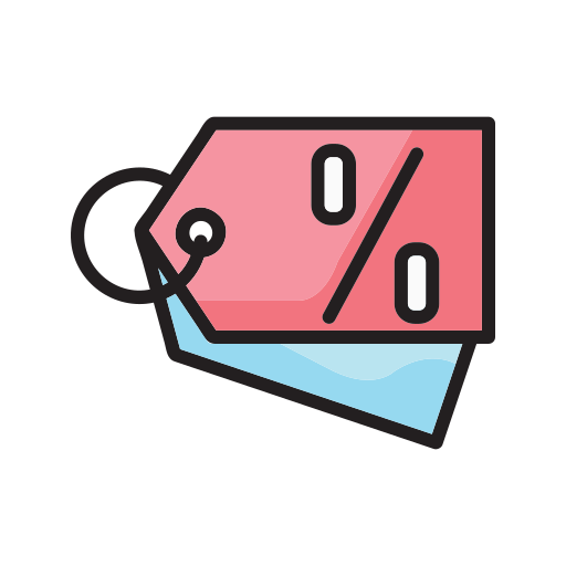 descuentos. icono gratis