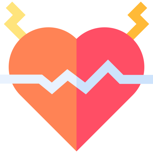 Heart attack free icon