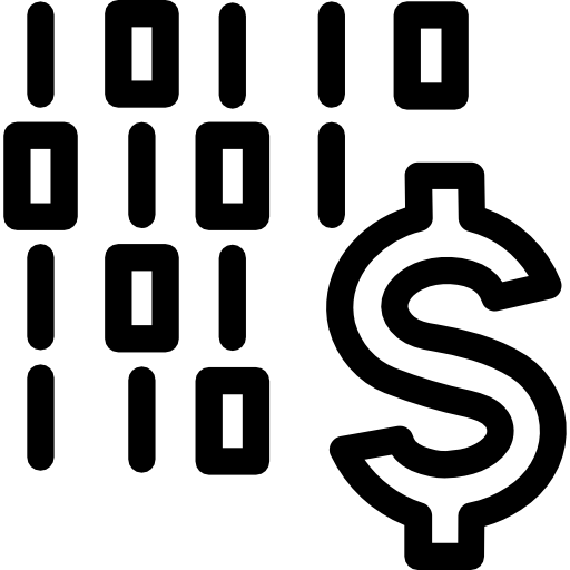 banca en línea icono gratis