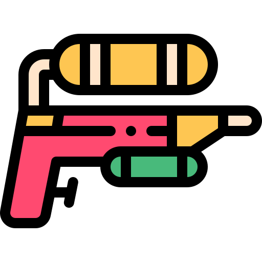 pistolet à eau Icône gratuit