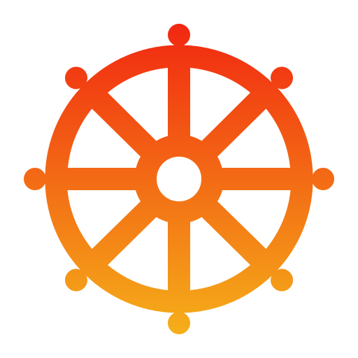 Dharmachakra Generic Gradient icon