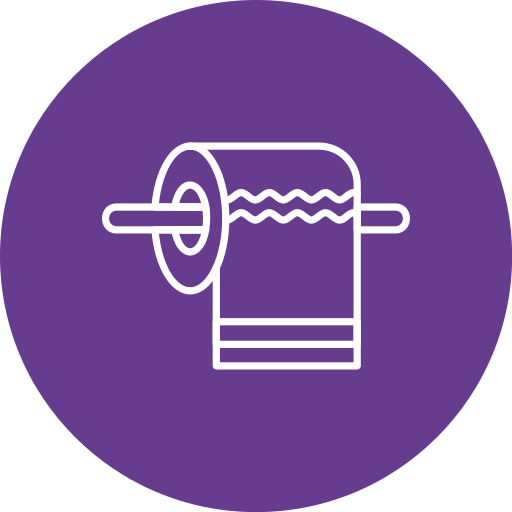 papel higiénico icono gratis