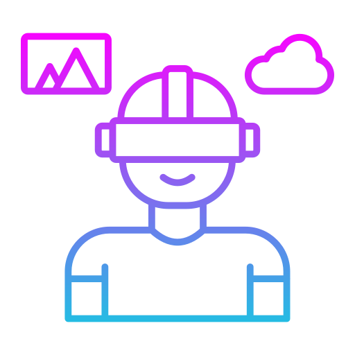 Virtual Reality Generic Gradient icon