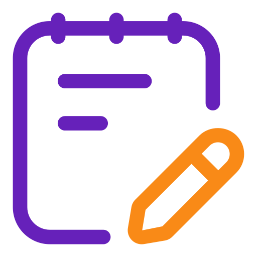 Notebook Generic Outline Color icon