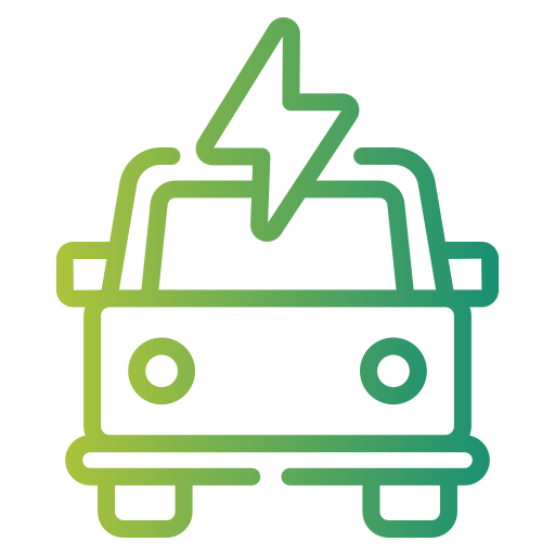 coche eléctrico icono gratis