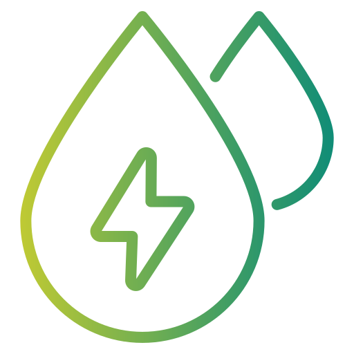 energía del agua icono gratis