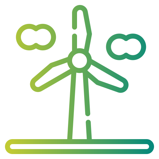 energía eólica icono gratis