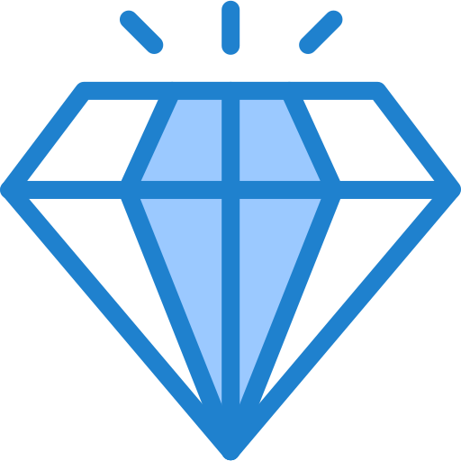 Diamond Generic Blue icon