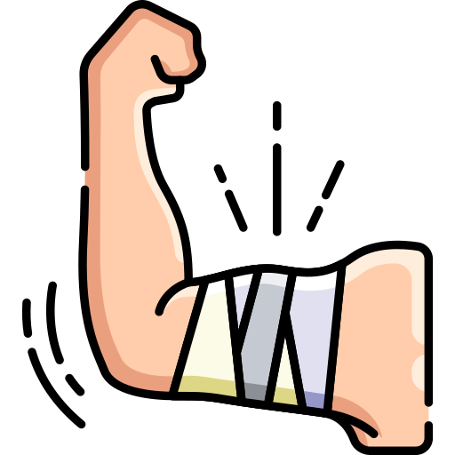 arm injury clipart