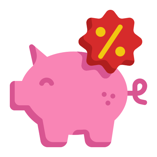 Piggy bank free icon