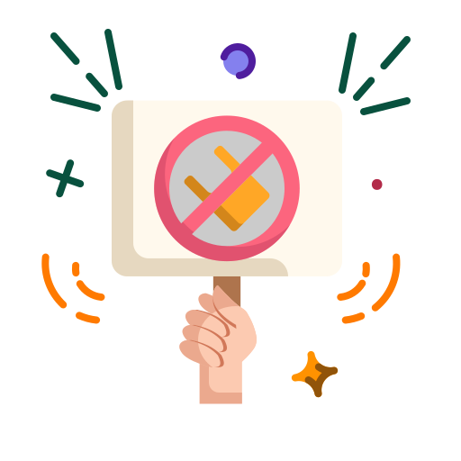 sin bolsas de plastico icono gratis