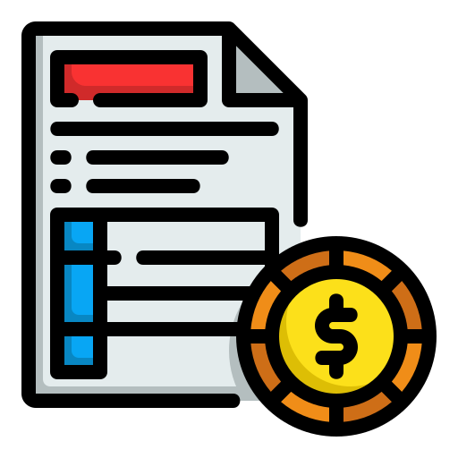 Счет-фактура бесплатно иконка