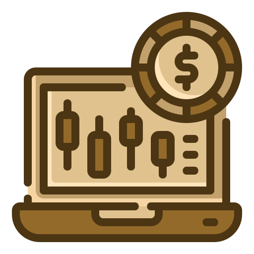 análisis de mercado icono gratis