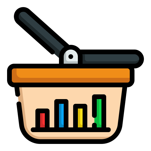 cesta de la compra icono gratis