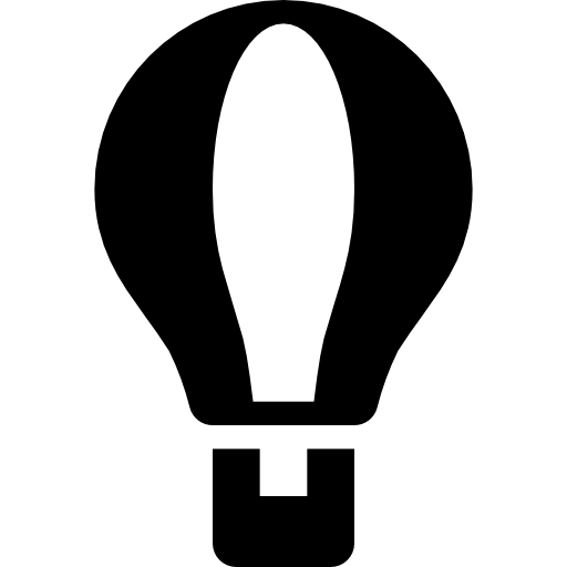 globo aerostático icono gratis