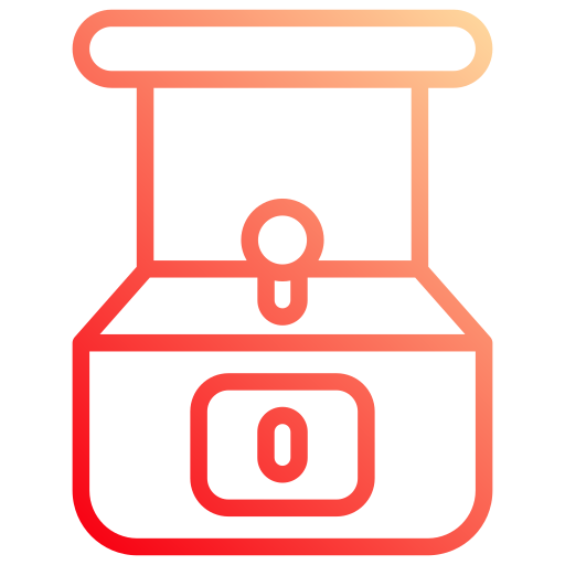 Arcade Machine Generic Gradient Outline Icon