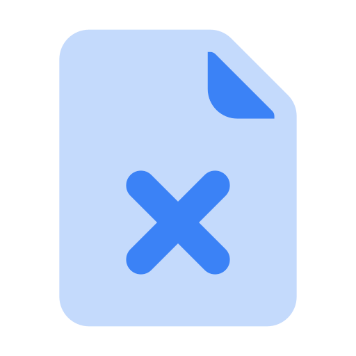 File Generic Blue icon