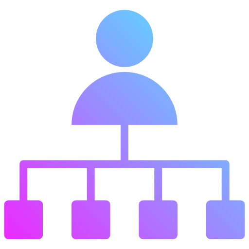 estructura de organización icono gratis