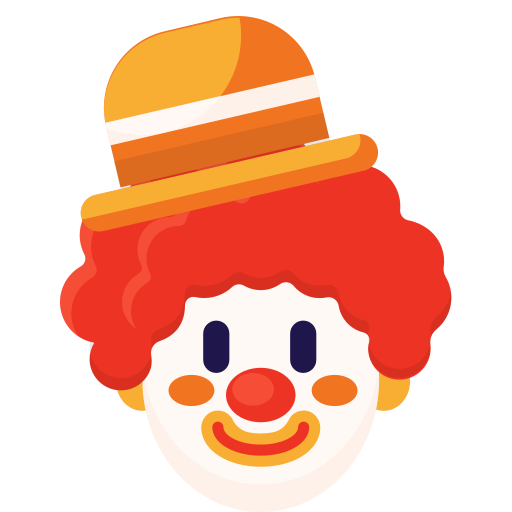 Clown free icon