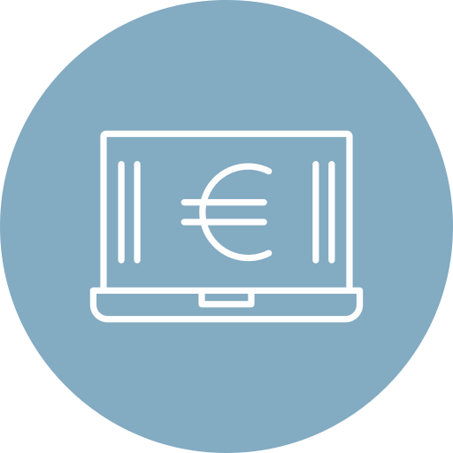 euro grátis ícone euro grátis ícone