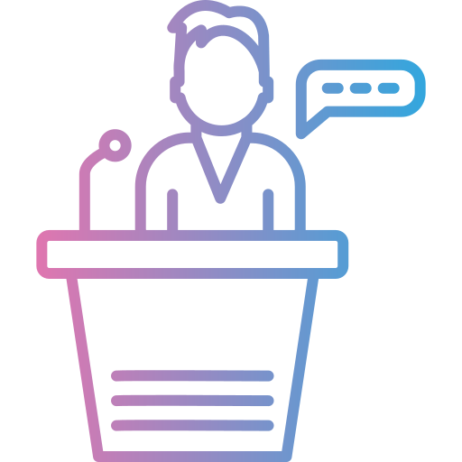 discurso grátis ícone