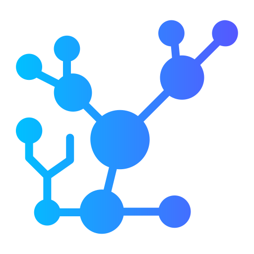 estructura molecular icono gratis