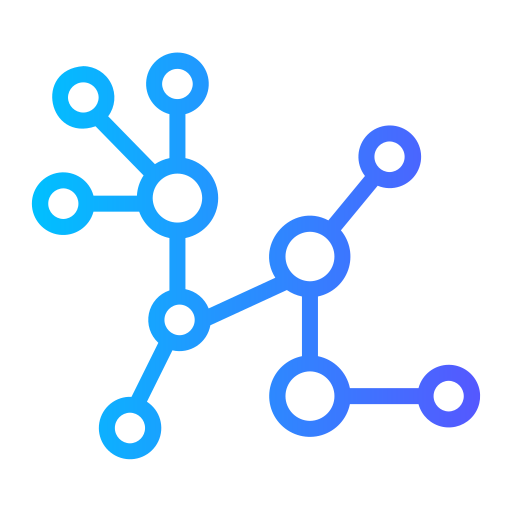 estructura molecular icono gratis