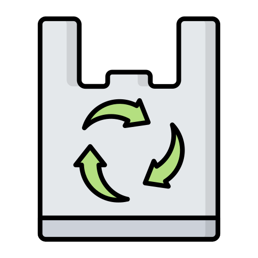 bolsa de reciclaje icono gratis