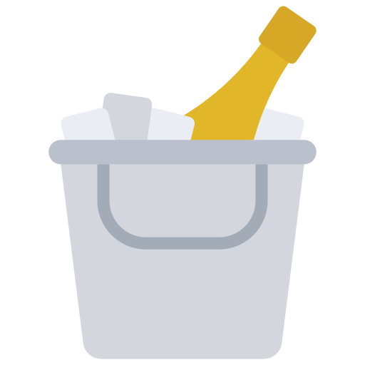 cubo de vino icono gratis